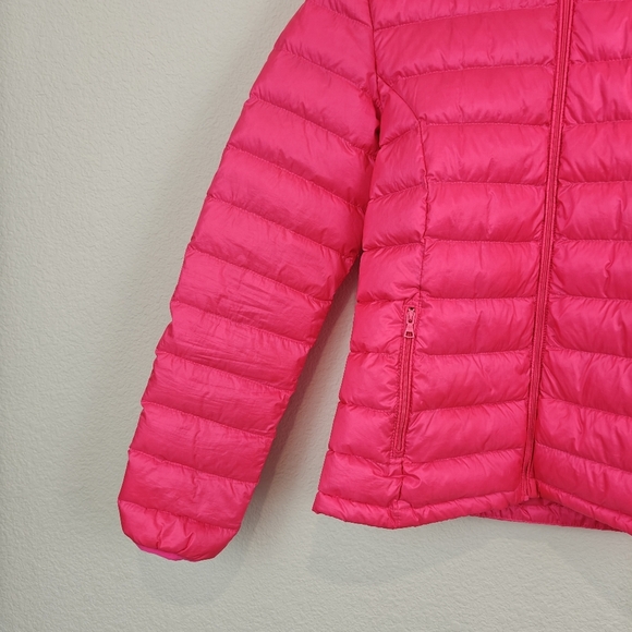 Tna Botanie Puffer Packable Women's goose-down puffer Hooded jacket SM Hot Pink - Picture 4 of 12